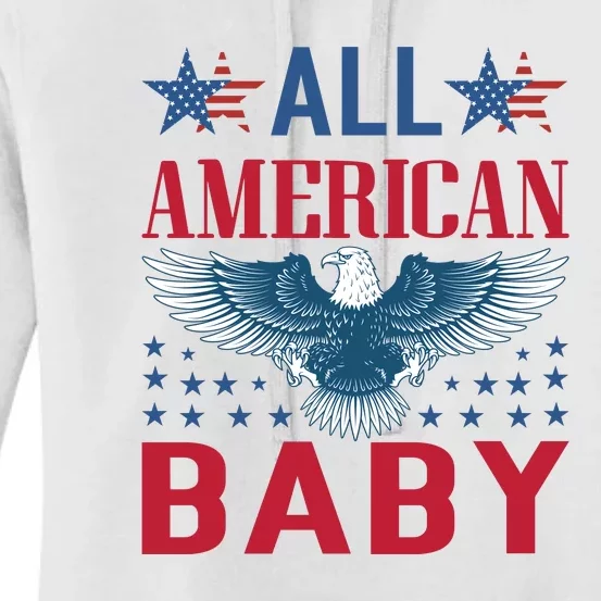 All American Baby Patriotic Women's Pullover Hoodie