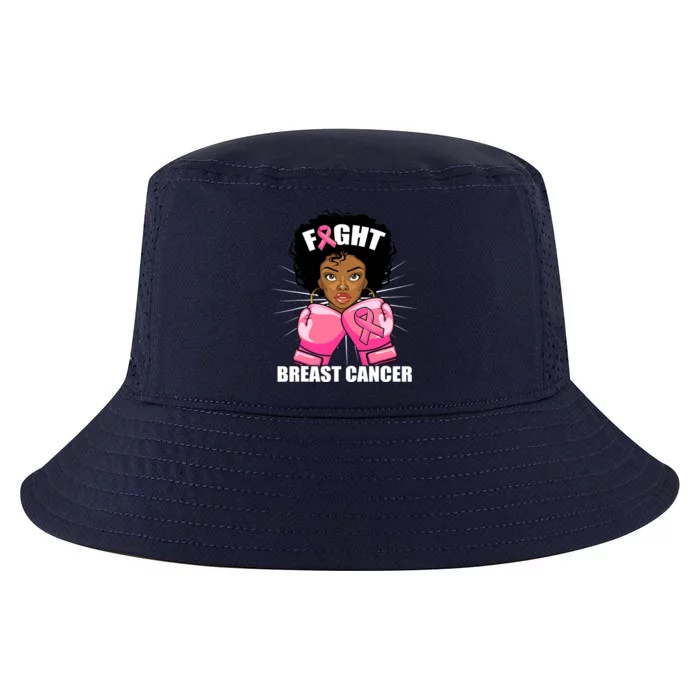 African American Breast Cancer For Women Girls Cool Comfort Performance Bucket Hat