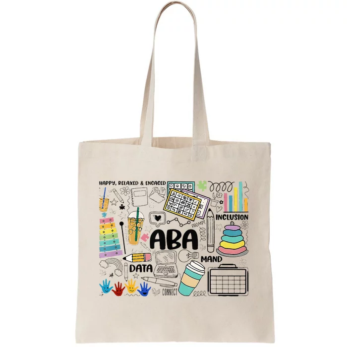 Aba Applied Behavior Analysis Bcba Behavior Analyst Autism Tote Bag