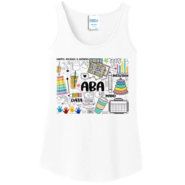 Aba Applied Behavior Analysis Bcba Behavior Analyst Autism Ladies Essential Tank