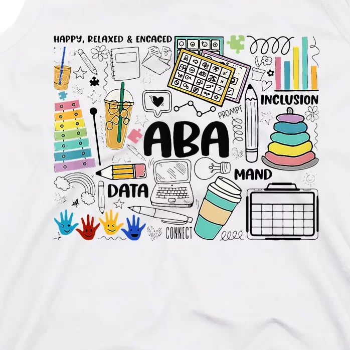 Aba Applied Behavior Analysis Bcba Behavior Analyst Autism Tank Top