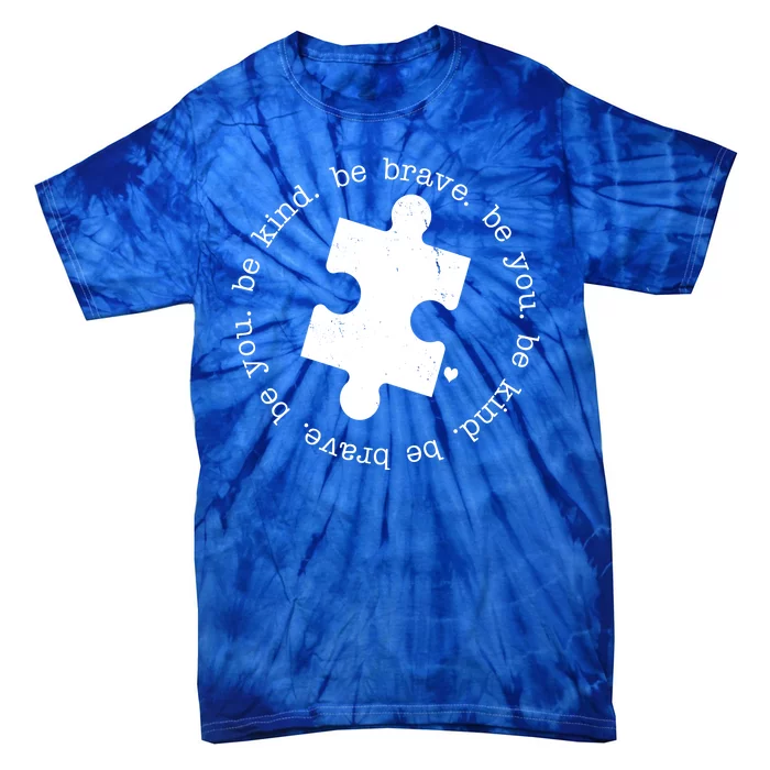 Autism Awareness Be You Quote Tie-Dye T-Shirt