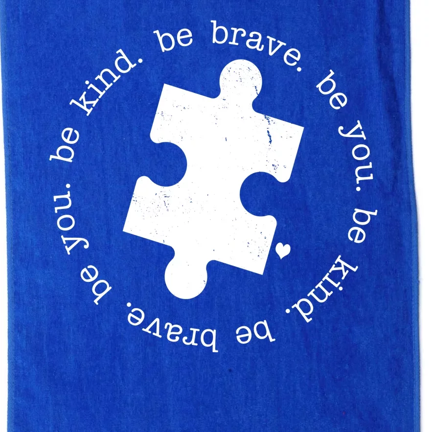 Autism Awareness Be You Quote Platinum Collection Golf Towel