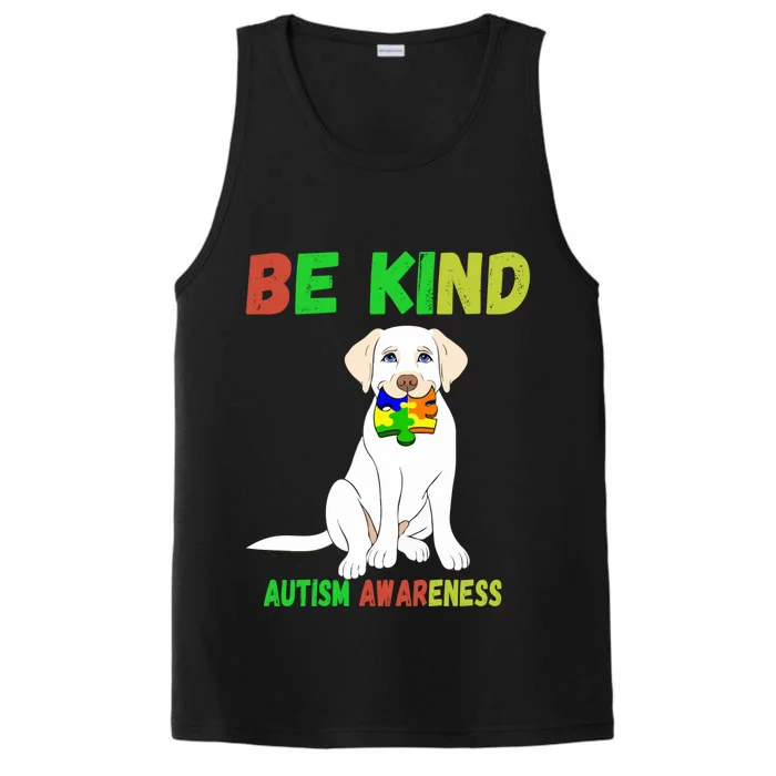 Autism Awareness Be Kind Cute Gift Performance Tank