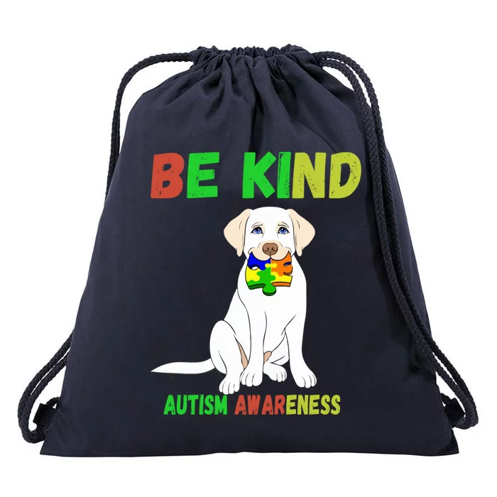 Autism Awareness Be Kind Cute Gift Drawstring Bag