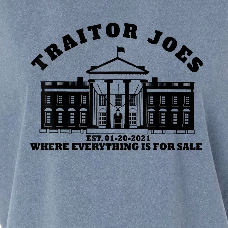 AntiBiden Anti Biden Couldn’t Run Shit Funny Joe Biden Traitor Joe Meme Garment-Dyed Women's Muscle Tee