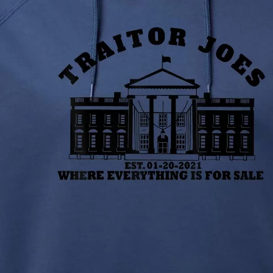 AntiBiden Anti Biden Couldn’t Run Shit Funny Joe Biden Traitor Joe Meme Performance Fleece Hoodie