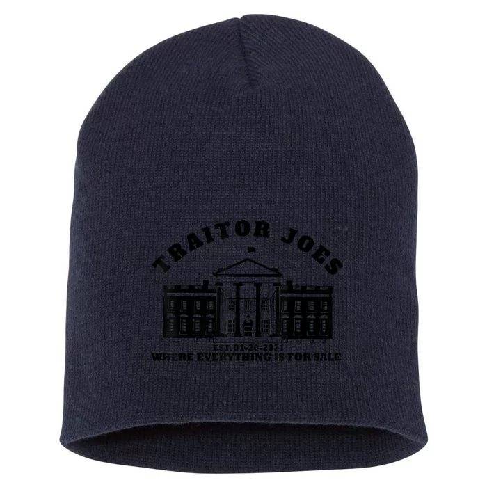 AntiBiden Anti Biden Couldn’t Run Shit Funny Joe Biden Traitor Joe Meme Short Acrylic Beanie