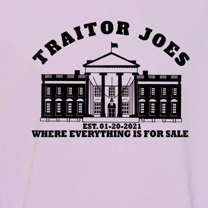 AntiBiden Anti Biden Couldn’t Run Shit Funny Joe Biden Traitor Joe Meme Garment-Dyed Sweatshirt