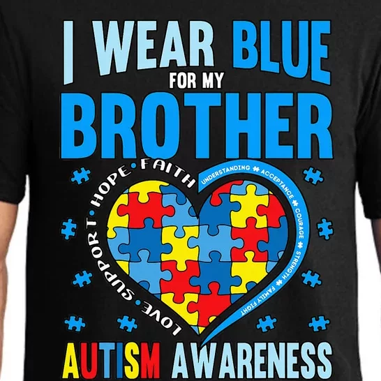 Autism Awareness Brother funny support Pajama Set