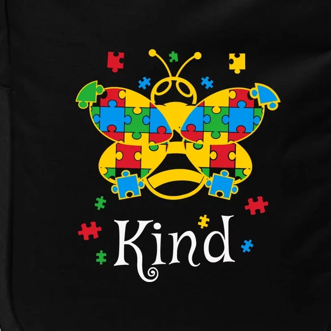 Autism Awareness Be Kind Autistic Pluzzle Butterfly Impact Tech Backpack