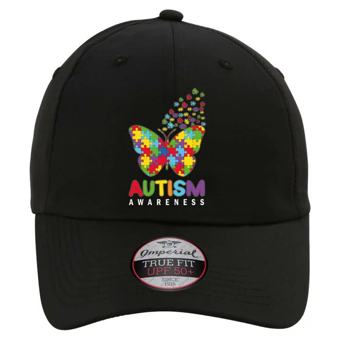 Autism Awareness Butterfly Puzzle Pieces The Original Performance Cap