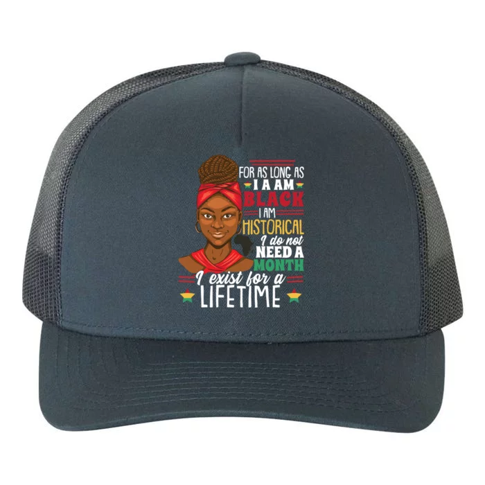 African American Black History Gift Yupoong Adult 5-Panel Trucker Hat