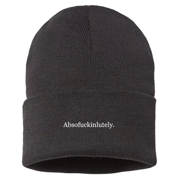 Absofukinlutely Sustainable Knit Beanie