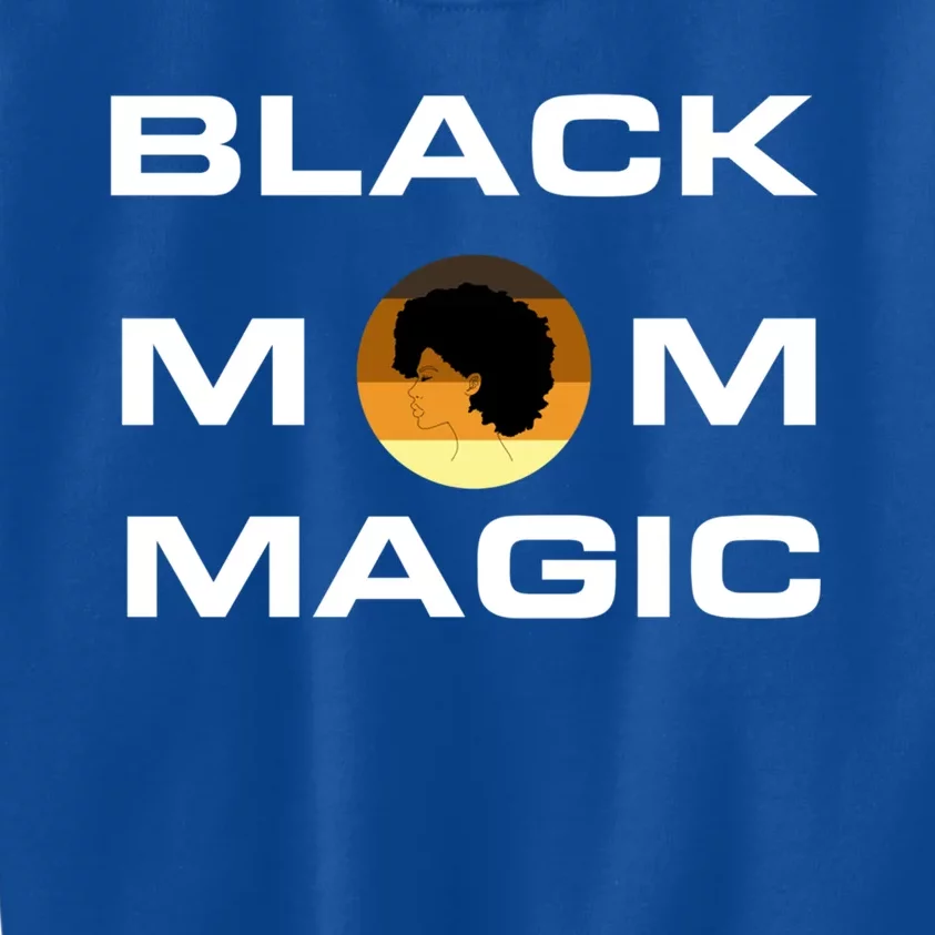 African American Black Mom Magic Strong Melanin Wife Gift Kids Sweatshirt