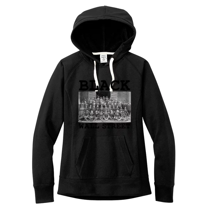 African American Business Black History Black Wall Street Gift Women's Fleece Hoodie