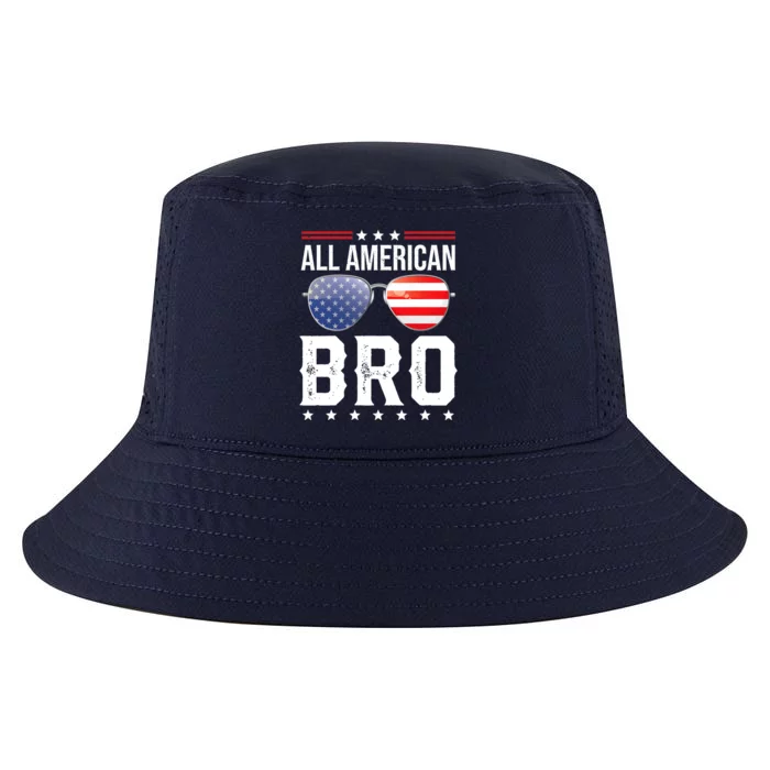 All American Bro 4th Of July Family Matching Sunglasses Gift Cool Comfort Performance Bucket Hat