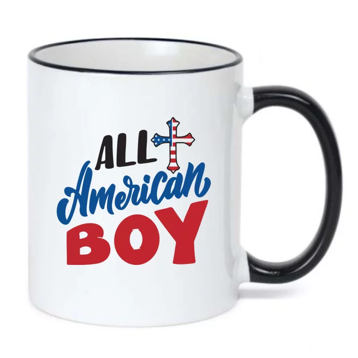 All American Boy | 4th Of July Family Outfits Black Color Changing Mug