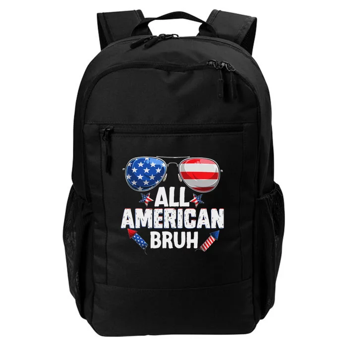 All American Bruh Fourth Of July American Teen Daily Commute Backpack