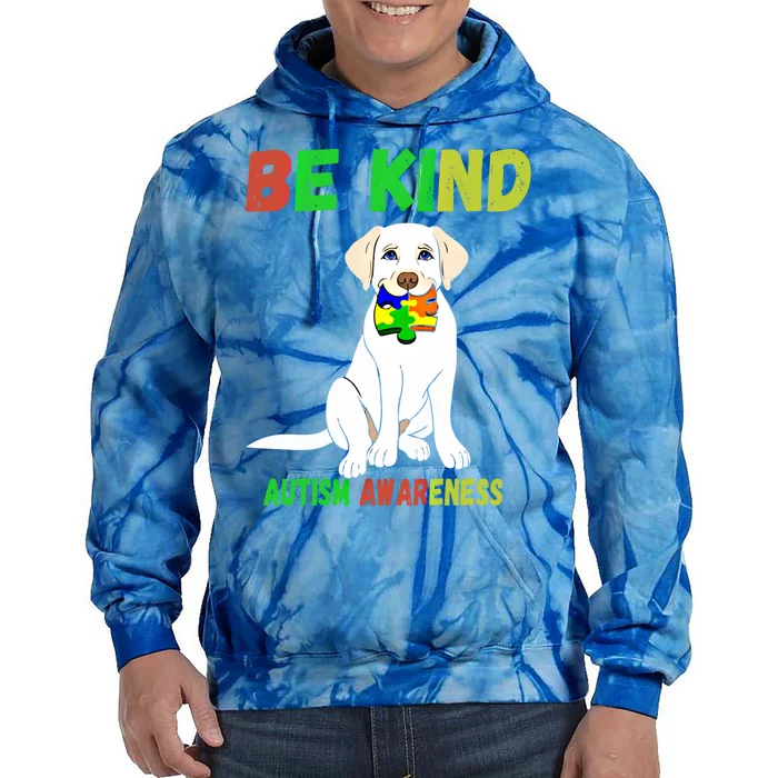 Autism Awareness Be Kind Gift Tie Dye Hoodie