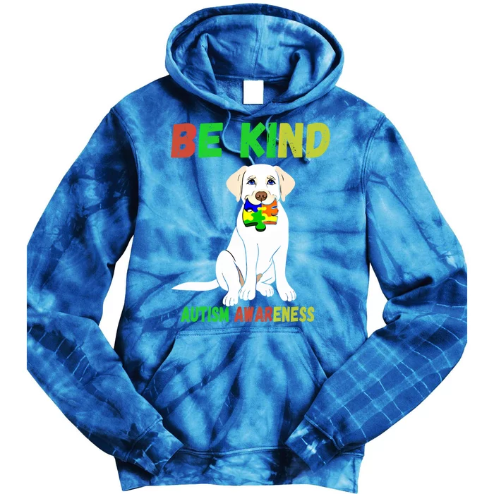 Autism Awareness Be Kind Gift Tie Dye Hoodie