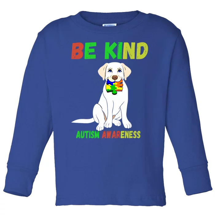 Autism Awareness Be Kind Gift Toddler Long Sleeve Shirt