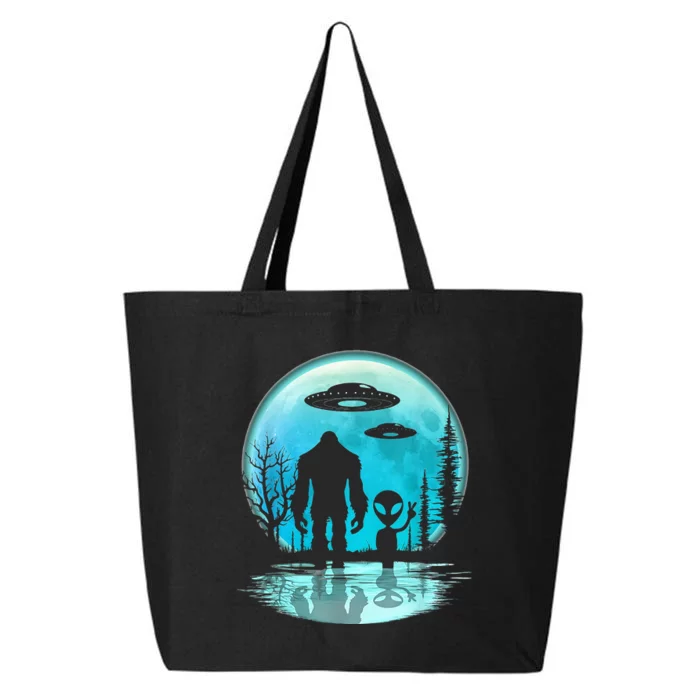 Alien And Bigfoot Moon 25L Jumbo Tote