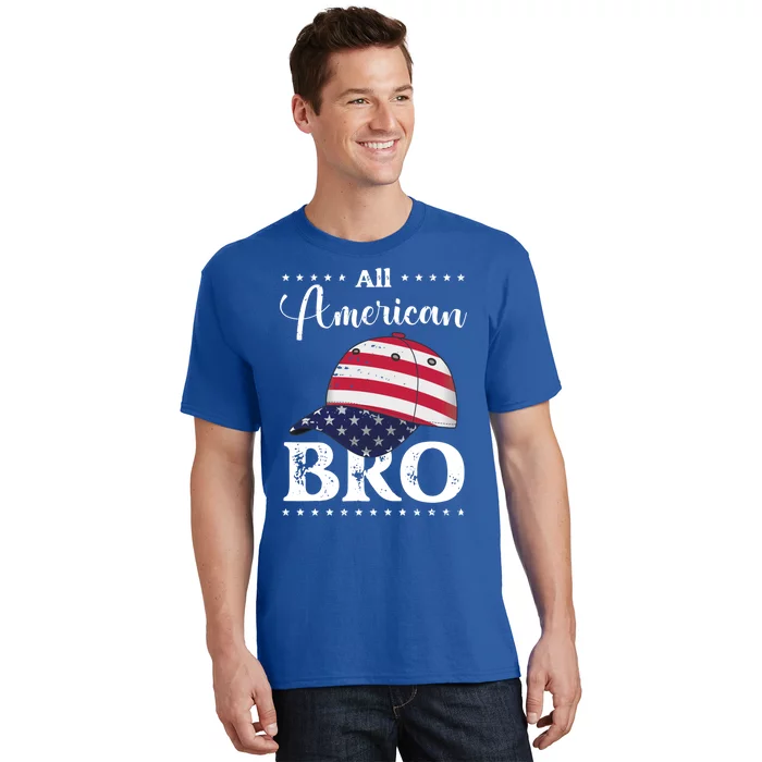 All American Bro Cap July 4 Gift T-Shirt