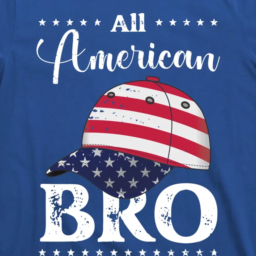 All American Bro Cap July 4 Gift T-Shirt