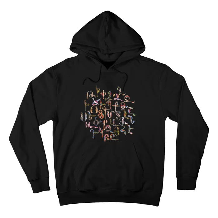 Armenian Alphabet Birds Armenia Symbols Hoodie