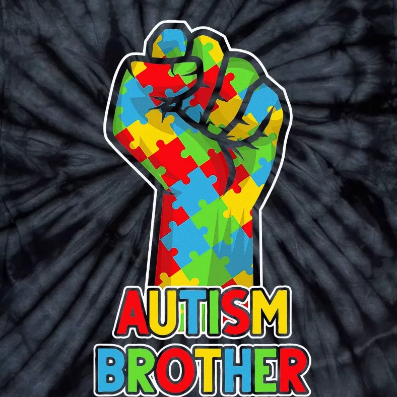 Autism Awareness Brother Acceptance Support Love Tie-Dye T-Shirt