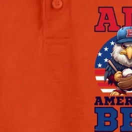 All American Bro Eagle Design 4th Of July Baseball Great Gift Dry Zone Grid Performance Polo