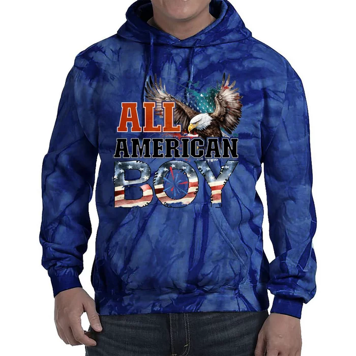 All American Boy Tie Dye Hoodie