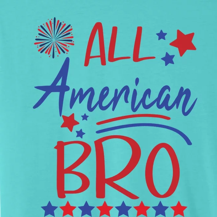 All American Bro Matching Family Brother 4th Of July Bro Fun Cute Gift ChromaSoft Performance T-Shirt