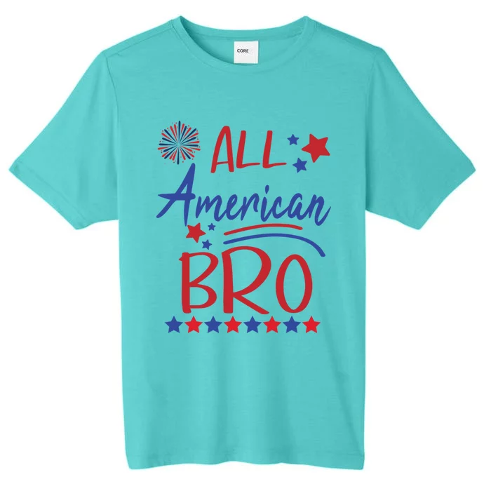 All American Bro Matching Family Brother 4th Of July Bro Fun Cute Gift ChromaSoft Performance T-Shirt