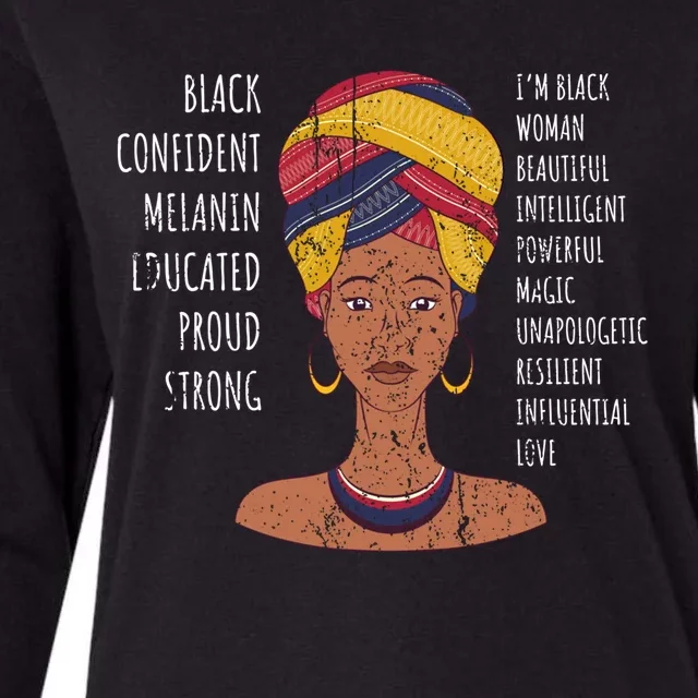 Afro American Black Americans Black History Month Cool Gift Womens Cotton Relaxed Long Sleeve T-Shirt