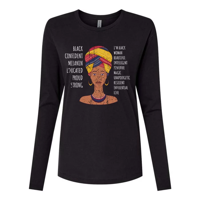 Afro American Black Americans Black History Month Cool Gift Womens Cotton Relaxed Long Sleeve T-Shirt