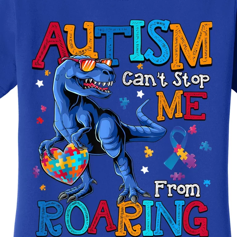 Autism Awareness boy T-rex Shirt Autism boy Shirt Autism Women's T-Shirt