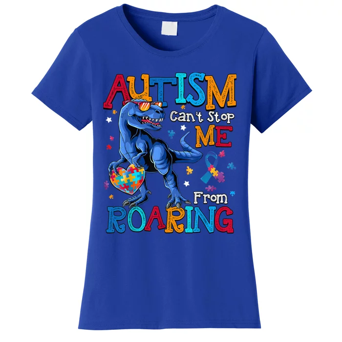 Autism Awareness boy T-rex Shirt Autism boy Shirt Autism Women's T-Shirt