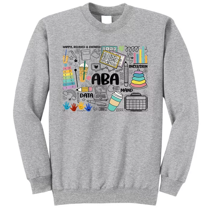 ABA Applied Behavior Analysis BCBA Behavior Analyst Autism Tall Sweatshirt