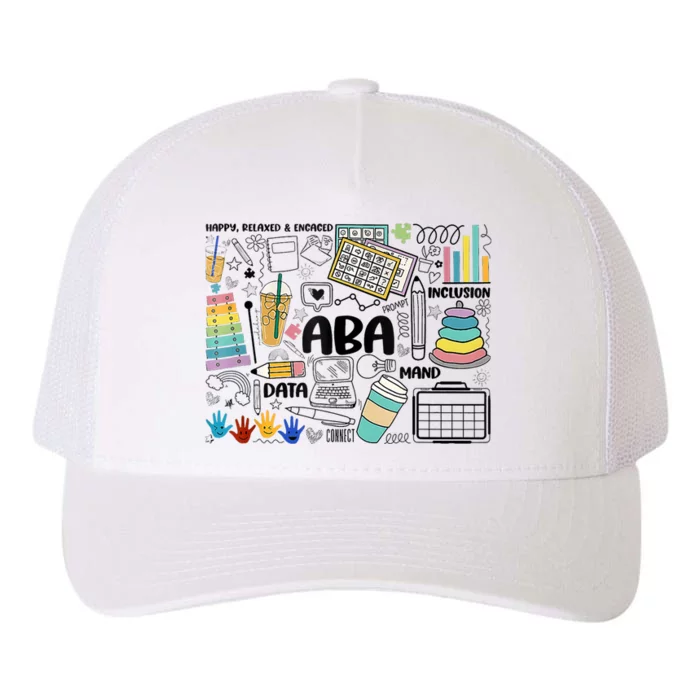 ABA Applied Behavior Analysis BCBA Behavior Analyst Autism Yupoong Adult 5-Panel Trucker Hat