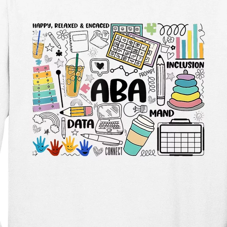 ABA Applied Behavior Analysis BCBA Behavior Analyst Autism Long Sleeve Shirt