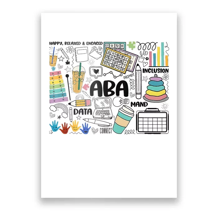 ABA Applied Behavior Analysis BCBA Behavior Analyst Autism Poster