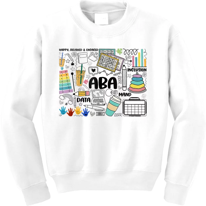 ABA Applied Behavior Analysis BCBA Behavior Analyst Autism Kids Sweatshirt