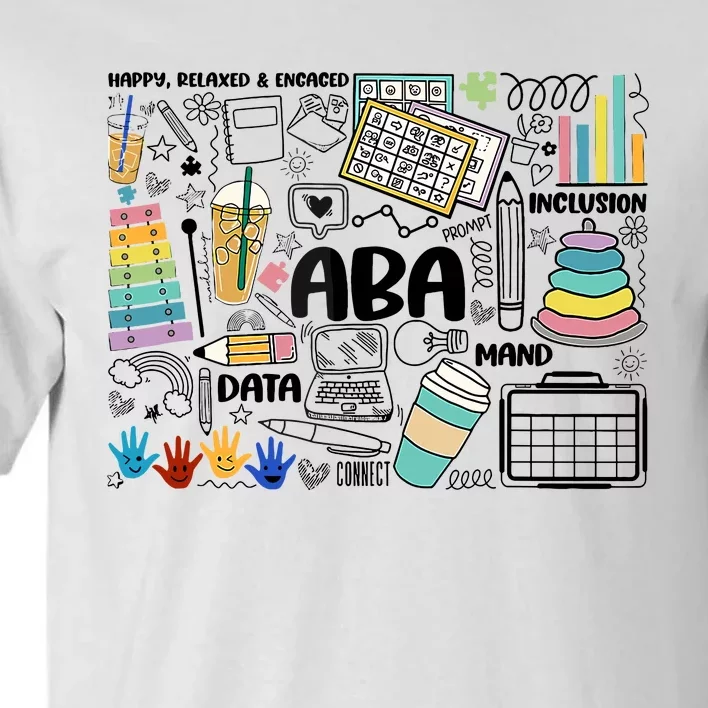 Aba Applied Behavior Analysis Bcba Behavior Analyst Autism Tall T-Shirt