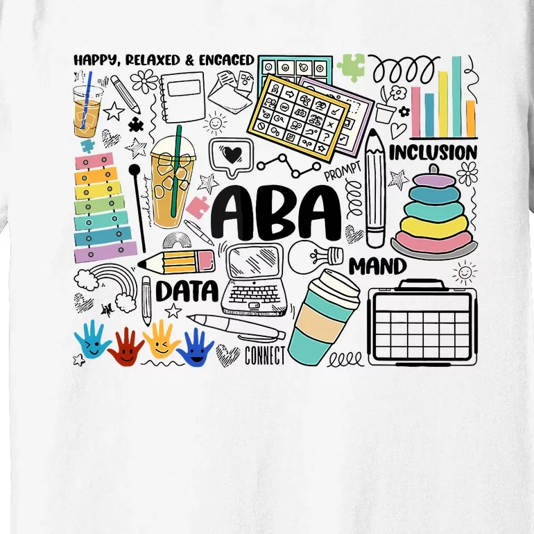 Aba Applied Behavior Analysis Bcba Behavior Analyst Autism Premium T-Shirt