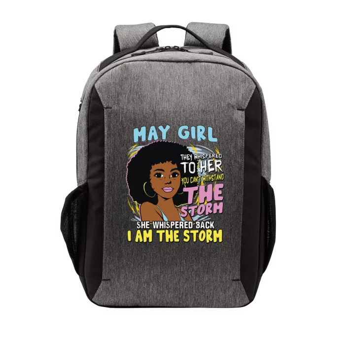 African American birthday queen Afro American birthday May Vector Backpack