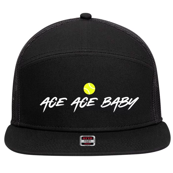 Ace Ace Baby 7 Panel Mesh Trucker Snapback Hat