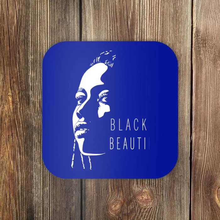 African American Black Is Beautiful Black History Gift Coaster