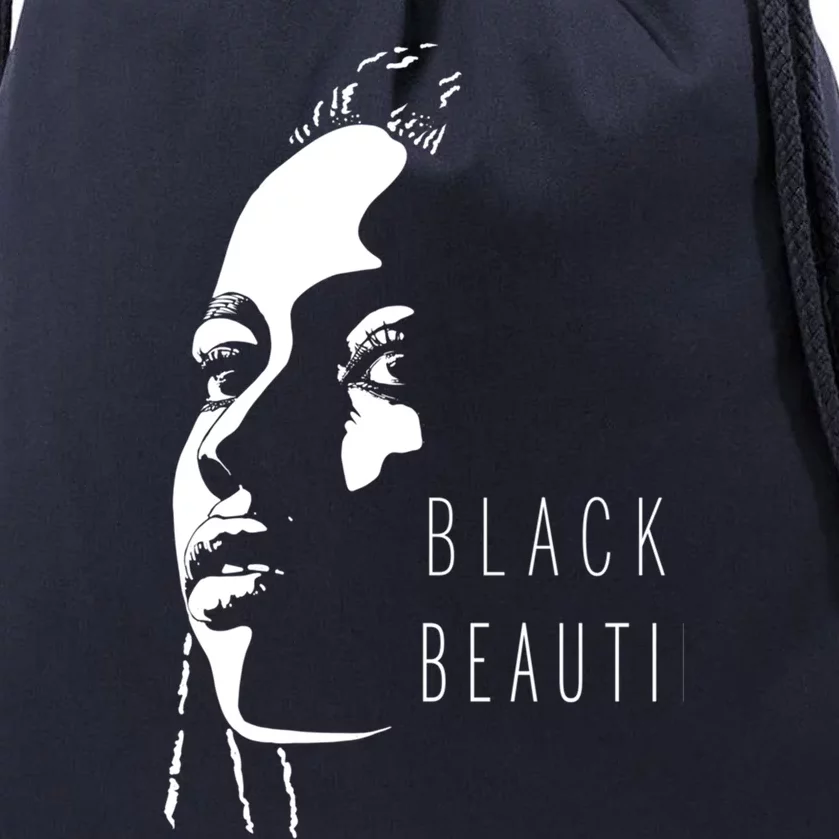 African American Black Is Beautiful Black History Gift Drawstring Bag